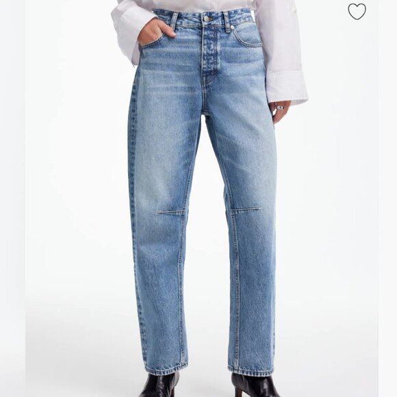 Madewell the Darted Barrel-Leg Jean 31 petite - Picture 1 of 10